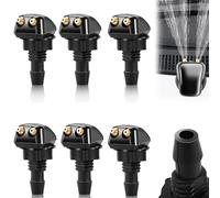 6 Piezas Boquillas De Limpiaparabrisas Delantero, Universal Parabrisas Delantero Boquillas de Limpiaparabrisas Automáticas Compatible con la Mayoría de Vehículos