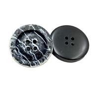 6 piezas botones redondos decorativos de resina para proyectos de costura, Color 1, 18mm