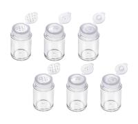 6 Piezas Caja de Polvos de Maquillaje 10ml Cuerpo Transparente | Envase para Polvos Sueltos y Sombra de Ojos, Diseño Antigoteo, Fácil Recarga, Adecuado para Viajeros Frecuentes