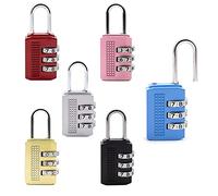 6 Piezas Candado de Combinación Equipaje candado Candado combinado, candado taquillapara Puerta de Verja, Lockers, Maleta de Equipaje, Cerraduras de Equipaje, Archivadores, Caja de Herramientas
