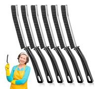 6 Piezas Cepillo de Limpieza, Multifuncional Cepillo Limpieza Hogar, Cepillo de Limpieza de Grietas de Cerdas Duras para Juntas Profundas de Azulejos de Baño de Cocina
