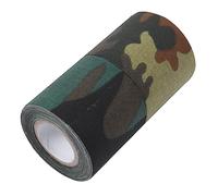 6 Piezas Cinta de camuflaje para exteriores vendaje de camuflaje de tela cinta cohesiva cinta para heridas esparadrapo deportivo cinta con estampado de camuflaje enroscarse equipo