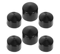 6 Piezas Copas Pivotantes de Repuesto para Longboard PU Negro | Instalación sin Herramientas, Mayor Estabilidad Movimiento, para Ejes Longboard y Montajes DIY