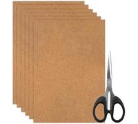 6 Piezas Corcho, 30 X 21 Cm, Hojas de Corcho, Placas de Corcho para DIY, Decoracion Pared(Sin Reverso Autoadhesivo)