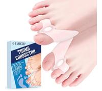 6 Piezas Corrector Juanetes Hallux Valgus de Silicona, Protectores de Juanetes Para Pies Acolchados, Separador de Dedos de Pie,Con Protección de Silicona Suave y Curativa para el Dedo Gordo Del Pie