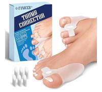 6 Piezas Corrector Juanetes Hallux Valgus de Silicona, Protectores de Juanetes Para Pies Acolchados, Separador de Dedos de Pie,Con Protección de Silicona Suave y Curativa para el Dedo Gordo Del Pie