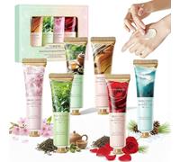 6 Piezas Crema de Manos con Extractos Vegetales, Mini Hand Cream para Manos Secas y Agrietas,Regalo Mujer para Compañeras,Novia,Cumpleaños,Navidad,San Valentín