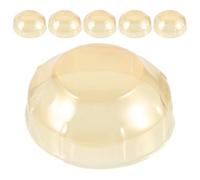 6 Piezas Cubierta del Detector de Humo de Plástico, Beige | Protección Extra contra Polvo y Residuos, Instalación Sencilla, para Hornear en Casa y Uso Diario