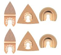 6 piezas cuchillas herramienta multifunción oscilante herramienta de carburo herramienta para MultimasterBosch Rockwell Sonicrafter Worx accesorio multiherramienta