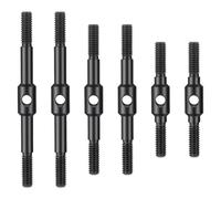 6 Piezas de Acero M4 Enlaces de suspensión de Enlace Trasero para 1 10 automóviles RC de 10 Escala compatibles con de estampida de Arrastre C10