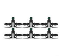 6 piezas de ajuste de retorno de inyector para RAM para Grand EcoDiesel 3.0L, conector de manguera de plástico L y T, pieza de repuesto OE 68229388AA, kit adaptador de tubo de alimentación del motor