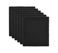 6 piezas de arena para gatos, filtro de carbón activo, filtro de carbón altamente absorbente, recipiente de arena para gatos, filtro de repuesto con tapa elevadora para inodoro completamente cerrado