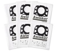 6 piezas de bolsas de aspiradora KFI 357 para Kärcher WD2 WD3 KWD1 KWD2 KWD3 WD3.200 - WD3.800 M/SE4001/SE4002 2.863-314.0 Bolsas de filtro de polipropileno KFI 357 (1)