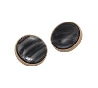 6 piezas de botones de resina redondos elegantes vintage de 18 a 25mm para abrigos, chaquetas, trajes, chaquetas, accesorios de costura hechos a mano