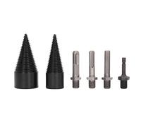 6 Piezas de Brocas para Madera con 4 Asas, 32 Mm 42 Mm Desmontable para Leña, Brocas para Leña de Alta Resistencia, Brocas para Taladro Manual