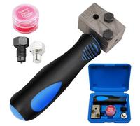 6 piezas de cable de freno para rebordear DIN, 4,75 mm universal, kit de rebordeador de línea de freno universal, 7,62 m de diámetro de 4,75 mm, cable de freno con 16 conexiones, 5 conectores para