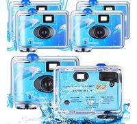 6 piezas de cámara desechable impermeable bajo el agua de un solo uso de cámaras de película 35 mm con flash para verano, playa, vacaciones, campamento, esnórquel, viaje, adultos, adolescentes, regalo