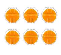 6 piezas de cera de abeja acondicionadores de hilo para coser con caja de plástico para hacer línea de fortalecimiento de hilo blanco suministros de costura