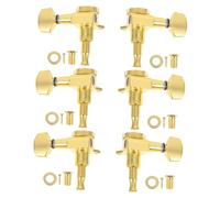 6 Piezas De Cuerda afinadores de guitarra clavijas botones de clavija de afinación de guitarra cuerdas as de suministro de instrumentos de