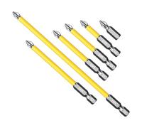 6 Piezas De Destornillador De Destornillador Crossing Magnético Conjunto Bit Brote Impactos Taladro Desarreglo 1/4 Pulgada Hexagon Shank Controlador Electricista ELECTRITOR