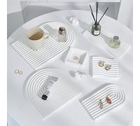 6 Piezas de diseño Original de Producto de fotografía Accesorios de Fondo Impermeable Duro aromaterapia Yeso Cubo Accesorios para sesión de Fotos (Nieve Blanco Plata)