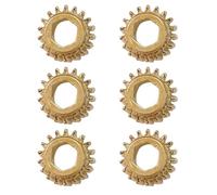 6 piezas de engranajes de afinación de guitarra clásica, cabezales de máquina de engranajes de hierro para ajuste de cuerdas y reemplazo de eje, cabezales de máquina de engranaje de clavija de