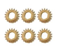 6 piezas de engranajes de afinación de guitarra de hierro de repuesto para instrumentos clásicos, precisión mecánica, afinación estable, clavijas de afinación
