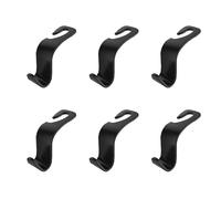 6 Piezas De Ganchos para El Asiento del Automóvil, Ganchos De Plástico Duraderos, Suministros De Almacenamiento para Artículos para Automóviles, Accesorios para Automóviles.
