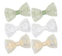 6 Piezas De Horquilla De Arco, Horquilla De Encaje, Horquilla Infantil, Horquilla Minimalista Linda Y Accesorios Para Peluquería Para Niñas.