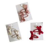 6 piezas de horquillas de color de hoja suave para niñas pequeñas gancho de pelo clip antideslizante resistente barrettes moda accesorios para el cabello bebé clip set