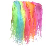 6 piezas de juguete elástico para inquietos, juguete elástico de espagueti sensorial colorido, fideos inquietos que brillan en la oscuridad, juguetes para aliviar el estrés, fiesta, educación tempran