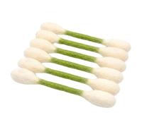 6 piezas de juguete Qtip para gatos con hierba gatera gigante interactivo de fieltro, palitos de juguete para masticar, cuerdas de dentición dentales para ejercicio de aburrimiento y ayuda digestiva