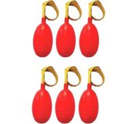 6 piezas de juguetes de chorro de agua roja, anillo de pulverización de agua, juguete complicado, parodia del día de los inocentes, broma complicada para fiestas, broma y bromas prácticas, novedad y