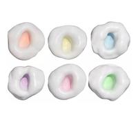 6 Piezas de Juguetes para aliviar la ansiedad, Bolas de estrés, Coloridas Bolas de Arena glutinosas para apretar para Todas Las Edades, portátiles, moldeables para Oficina, Escuela o Viajes