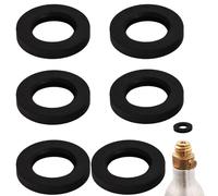 6 piezas de juntas de repuesto para Sodastream, junta para Sodastream, piezas de repuesto anillos de sellado compatibles con Sodastream Cystal MAXI Penguin Stream Dynamo Power muchos más de (negro)