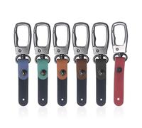 6 Piezas De Llavero, Llavero De Cuero, Cole Simple Y Versátil, Accesorios Clave.