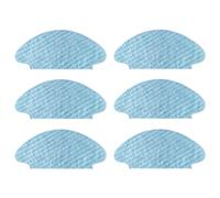6 piezas de microfibra trapeador accesorios para Rowenta Explorer Series 20 Lsweep X3 robótico aspirador trapeador paños de limpieza almohadillas