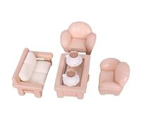 ＡＷＨＡＯ 6 Piezas de Muebles en Miniatura para Casas de Muñecas Juego de Sala de Estar Juguete de Simulación Adecuado para Niñas Y Actividades Educativas, 6 Piezas