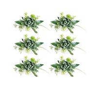 6 piezas de ojal de dama de honor con flores artificiales para novias, damas de honor, para reunión formal de flores, broche de muñeca de novia, Einheitsgröße, como se describe
