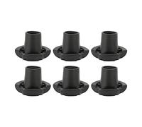 6 Piezas de Ojales para Bastones para Caminar, Ojales para Senderismo, Puntas de Repuesto, Tapas Resistentes para Pies para Bastones de Montaña para Caminar, Senderismo, 19mm