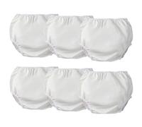 6 Piezas de Pantalones de Plástico para Adultos,Cubrepañales de Tela para Adultos para Incontinencia Fundas para Pañales Reutilizables Impermeables Pantalones(X-Large)