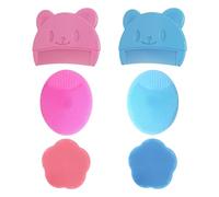 6 Piezas De Peine Para Bebés, Cresta De Limpieza Dulce, Cepillo De Cabello Suave, Cepillos De Baño De Recién Nacidos.