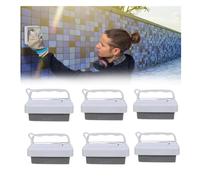6 piezas de piedra pómez manual para limpieza, piedra pómez ancha para limpieza de azulejos de piscina, horno, inodoro, piedra pómez para piscina, bloque de limpieza de piscinas con asas, para
