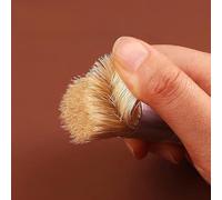 6 Piezas De Pincel De Plantilla De Madera, Mango Cómodo, Cepillo Multifunción, Accesorios De Pintura De Arte De Bricolaje Reutilizable.