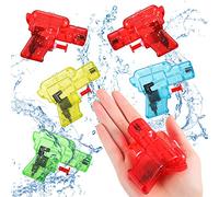6 Piezas de Pistolas de Agua Pequeñas Pistolas de Agua Clásicas Pistolas de Piscina Juguetes de Chorro Pistolas para Verano Regalos Playa al Aire Libre, Colores Aleatorios
