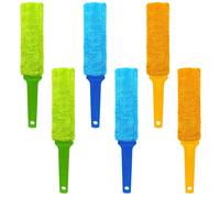 6 Piezas De Plumero 38 Cm Limpiador De Polvo De Microfibra Atrapa Polvo