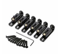 6 piezas de puente de guitarra de un solo rodillo para reparación de guitarra, caja de guitarra, banjo