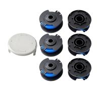 6 piezas de repuesto para cortabordes AC14RL3A con tapa - Compatible con cortabordes Ryobi One+ 18 V, 24 V, 40 V - Bobina de hilo de diámetro, bobina de corte de alta calidad para un recorte sin