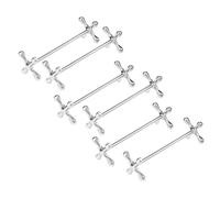 6 piezas de soporte para palillos, cucharas, tenedores y cuchillos de aleación de zinc