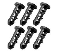 6 piezas de tapa de cubo de basura de cierre silencioso, tapa de bisagra, tapones de enlace, cierres de tapa, piezas de conexión flexibles, pin de conexión de tapa de cubo de basura